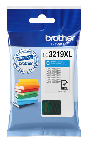 Brother LC-3219XLC ink cartridge 1 pc(s) Original High (XL) Yield Cyan Brother LC-3219XLC ink cartridge 1 pc(s) Original High (XL) Yield Cyan